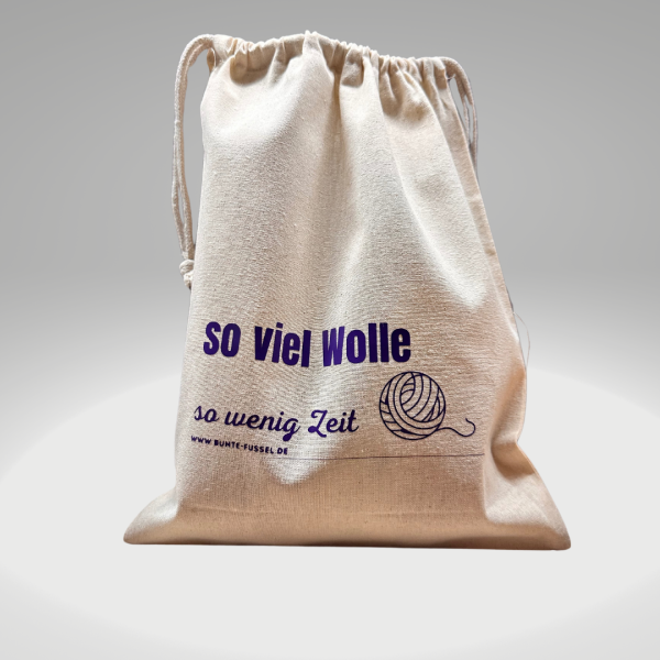 Projektbeutel - So viel Wolle